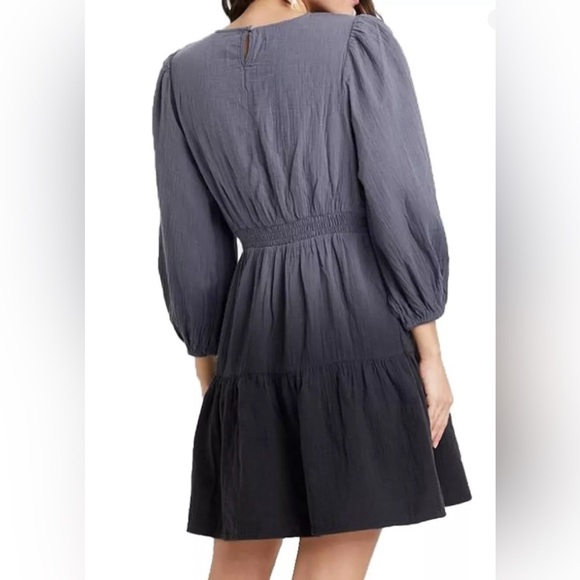 Universal Thread Gauze Cotton Ombré Prairie Cottagecore Peasant Dress Size S - Picture 5 of 9